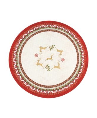 Simply Christmas 70" Round Tablecloth