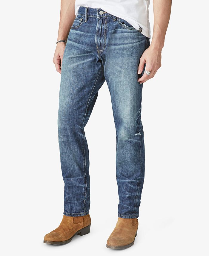 Lucky Brand Men's Classic 412 Athletic Slim Mid-Rise Jeans - Macy's