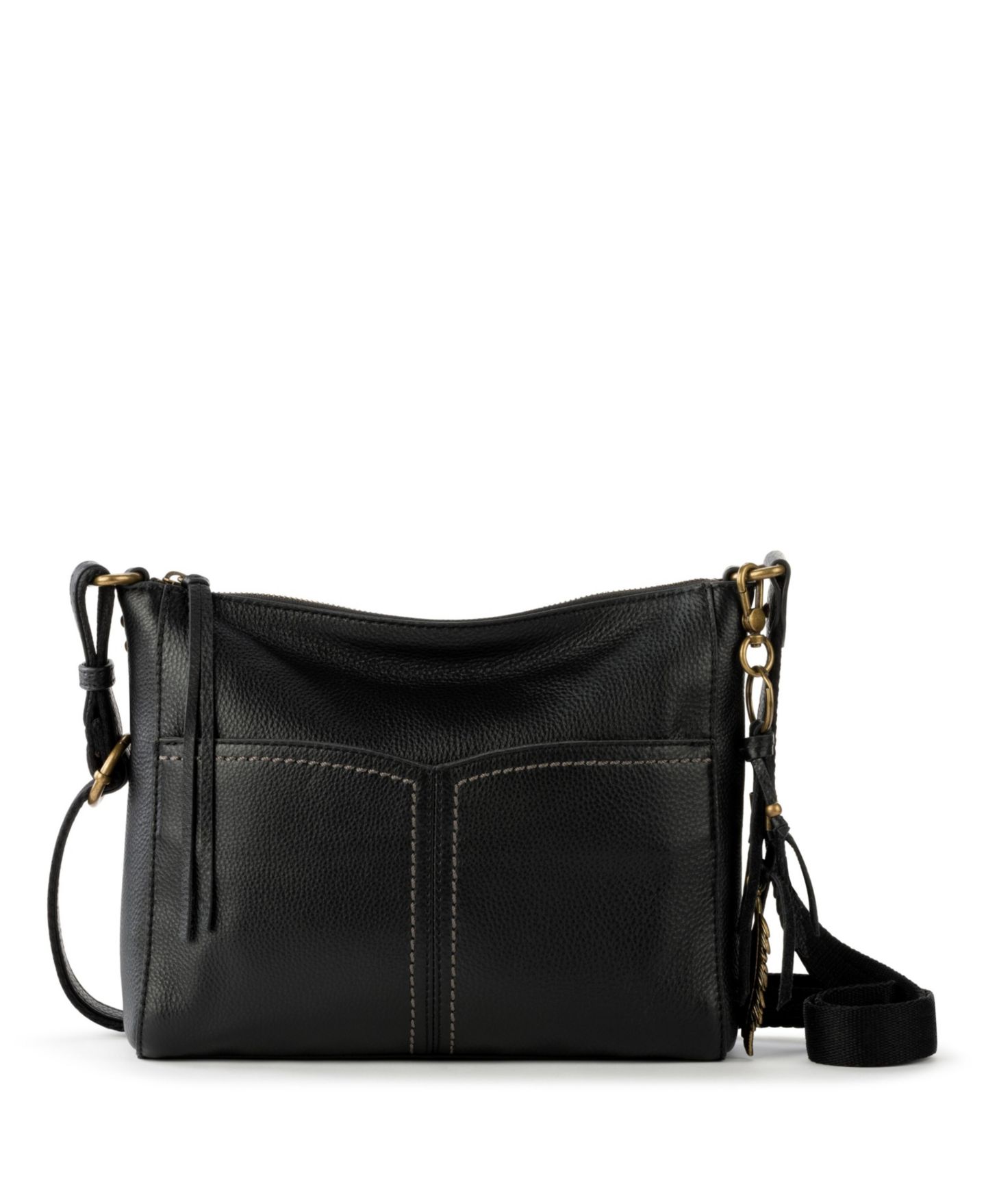 Женская сумка The Sak Alameda Leather Crossbody, цвет: Чёрный — фото 2