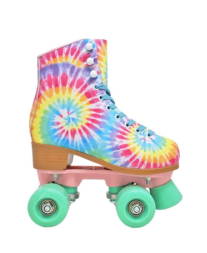 Cosmic Skates Girls Tie Dye 2 Piece Roller Skates Shoes Set Macy's