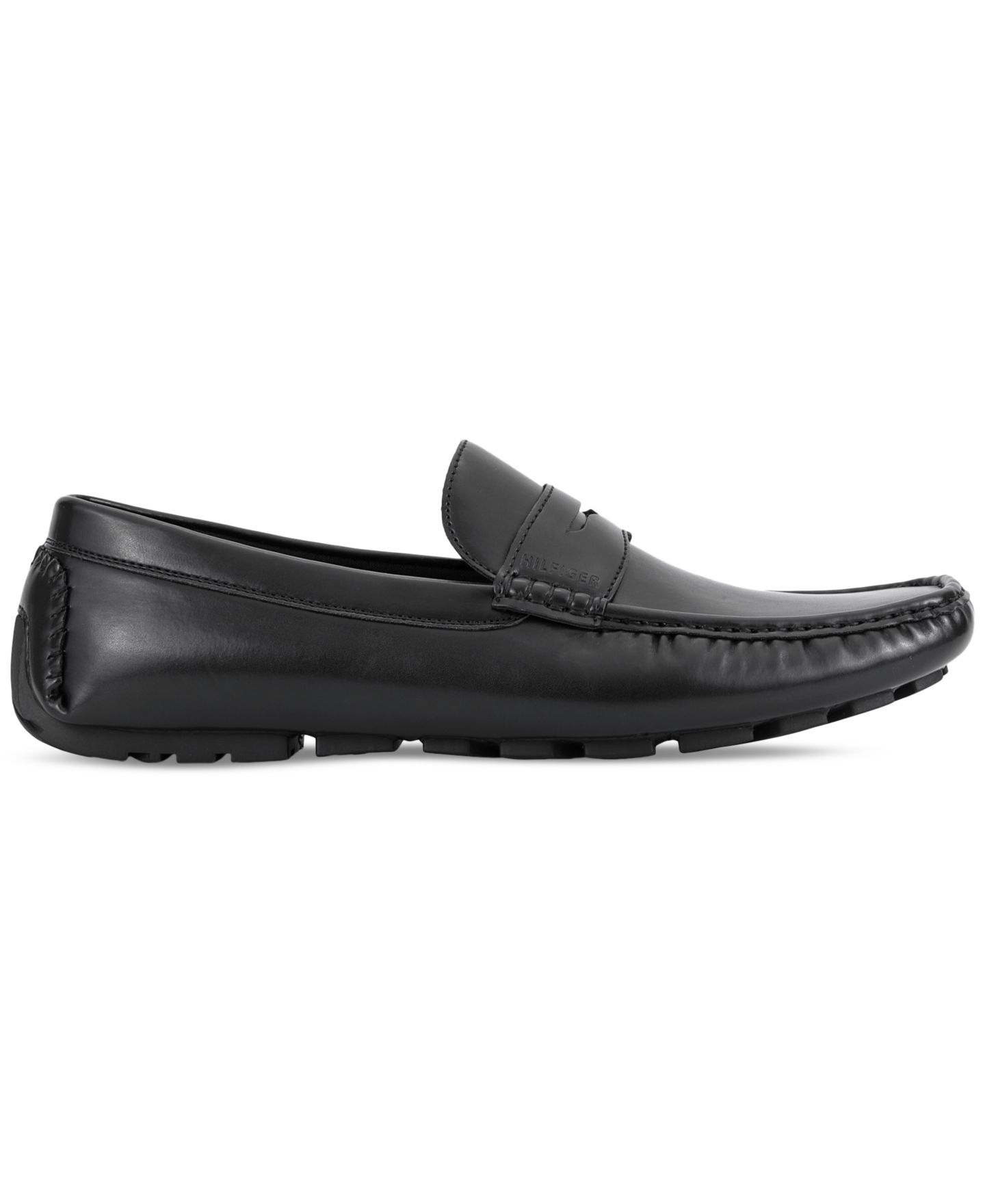 Мужские мокасины Tommy Hilfiger Amile Slip On Driver, цвет: Чёрный — фото 4