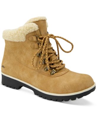 jbu faux shearling hiker storm boots