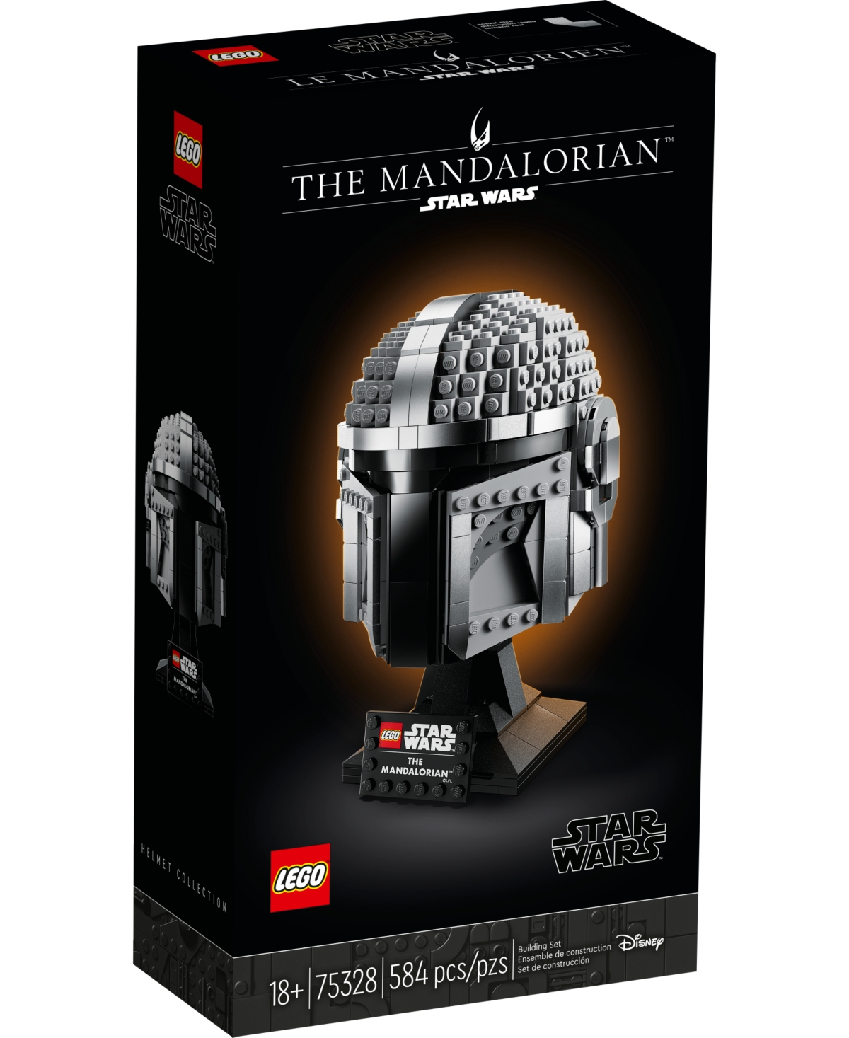 Lego Star Wars 75328 The Mandalorian Adult Toy Helmet Building Set In Multiple