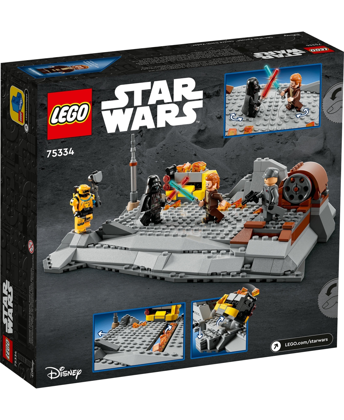 Shop Lego Star Wars Obi-wan Kenobi Vs. Darth Vader 75334 Building Set, 408 Pieces In Multicolor