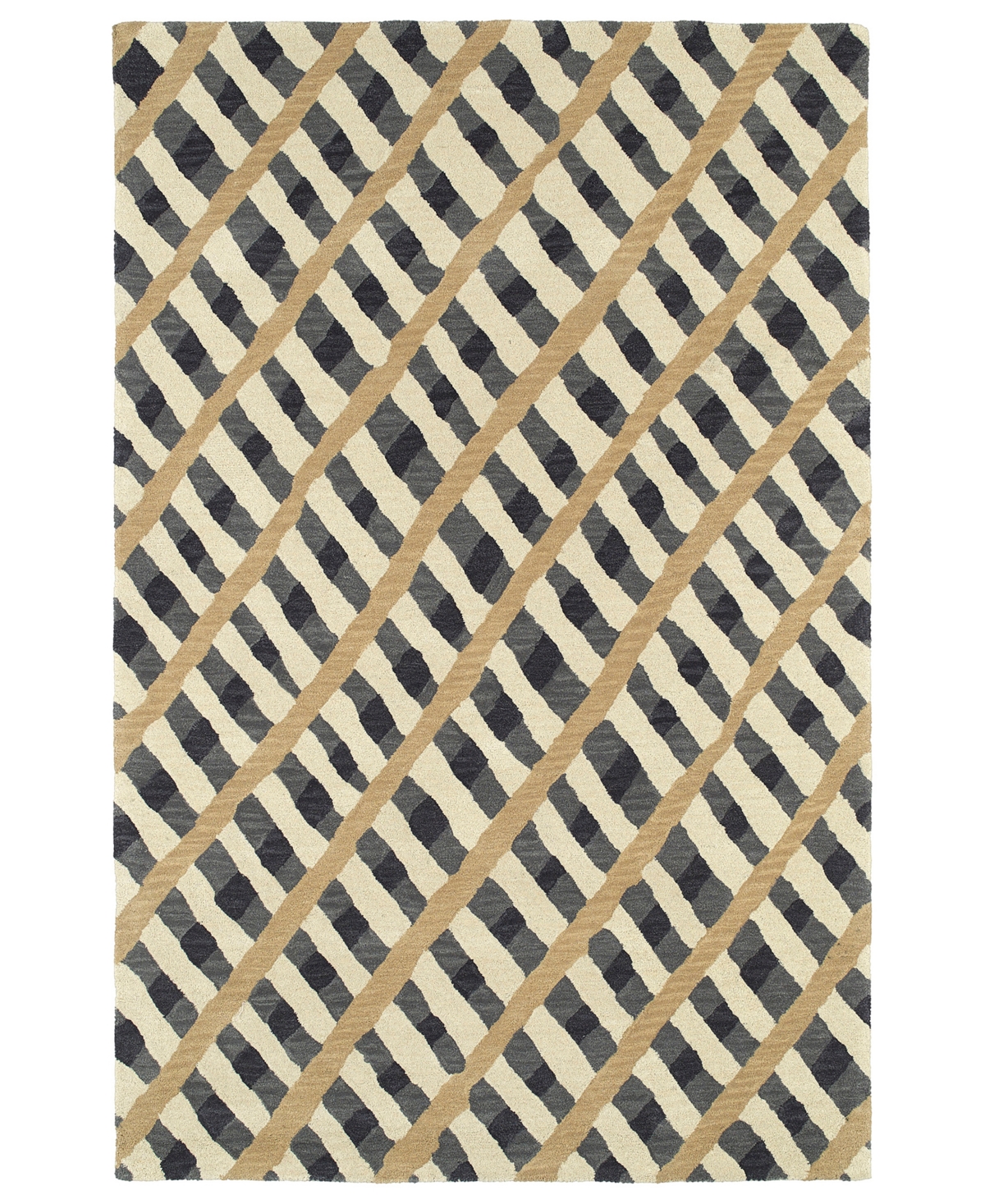 Kaleen Pastiche PAS04 8' x 10' Area Rug - Gray