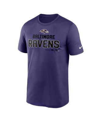 Men's Purple Baltimore Ravens Legend Community Performance T-shirt