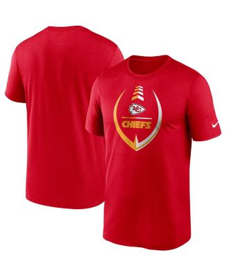 Men's Nike Red Kansas City Chiefs Icon Legend Performance T-shirt - Macy's