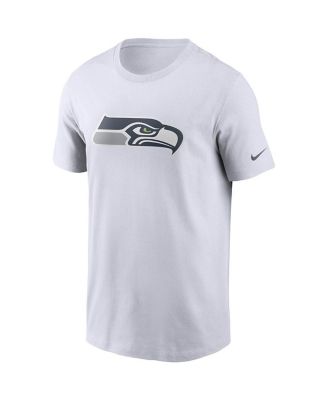 Men's White Seattle Seahawks Primary Logo T-shirt