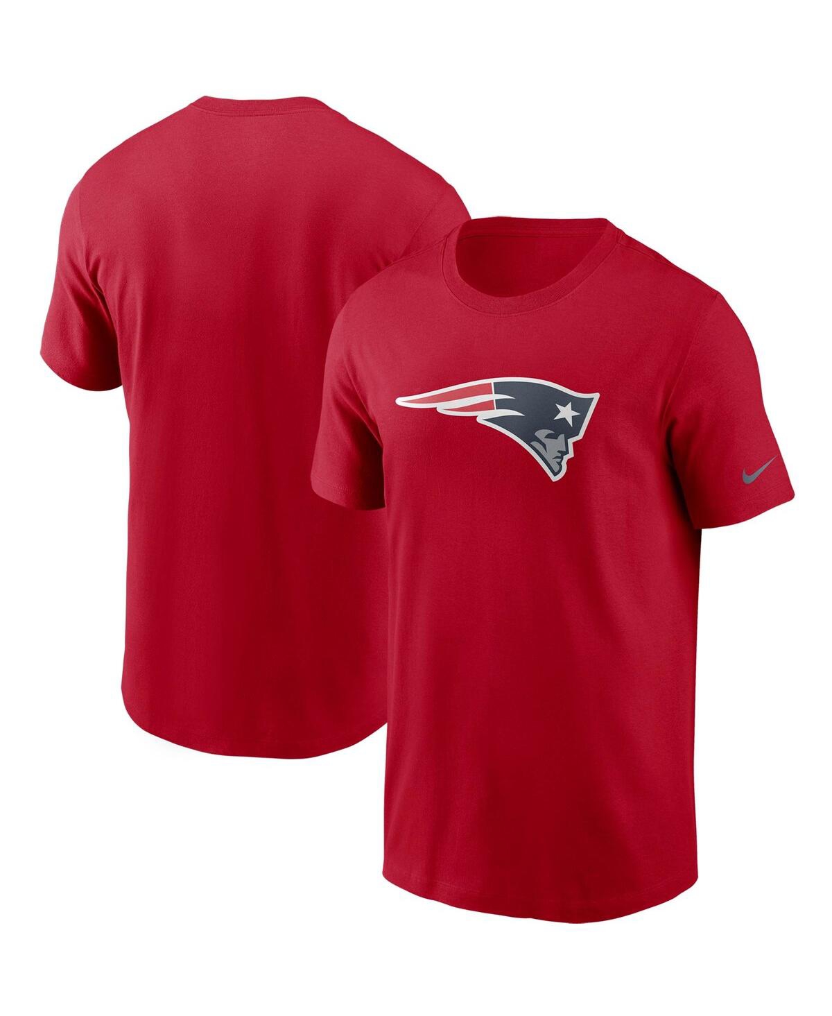 NIKE MEN'S NIKE RED NEW ENGLAND PATRIOTS PRIMARY LOGO T-SHIRT