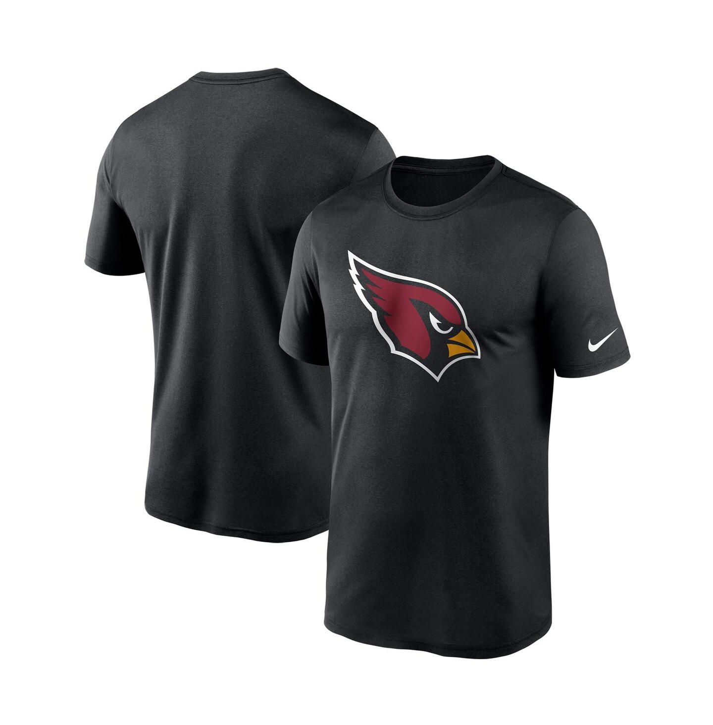 Мужская футболка Nike Black Arizona Cardinals Logo Essential Legend Performance — фото 1