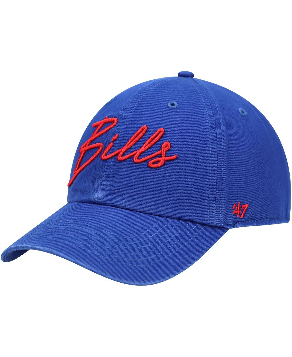 Women's '47Buffalo Bills Vocal Clean Up Adjustable Hat - Royal