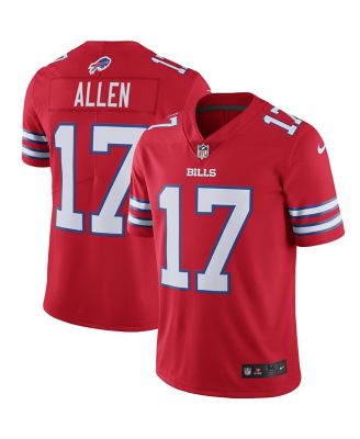 Nike Men's Josh Allen Red Buffalo Bills Color Rush Vapor Limited