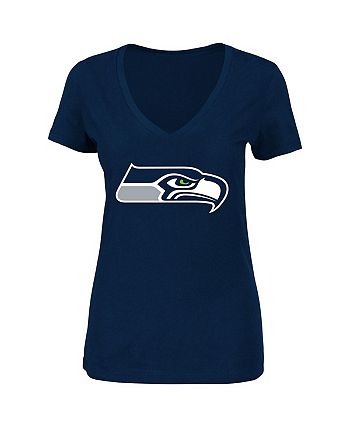 Jamal Adams Seattle Seahawks Fanatics Branded Women's Plus Size Player Name  & Number V-Neck T-Shirt - College Navy