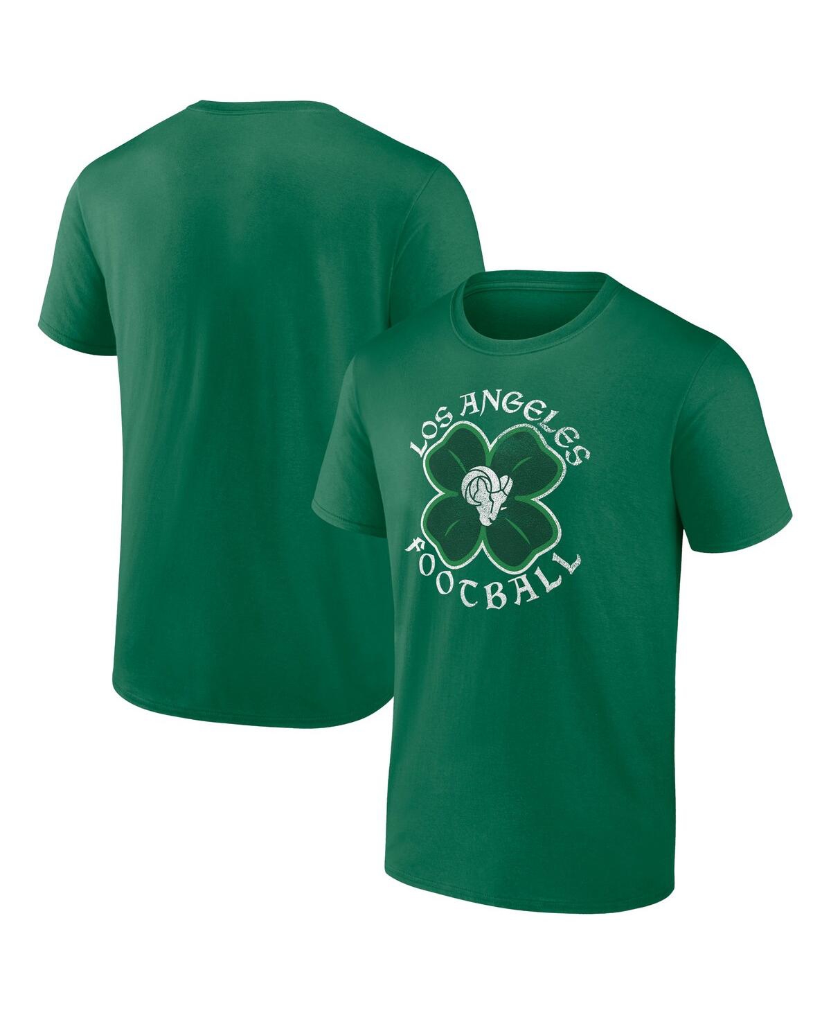 Shop Fanatics Men's  Green Los Angeles Rams Big And Tall Celtic T-shirt