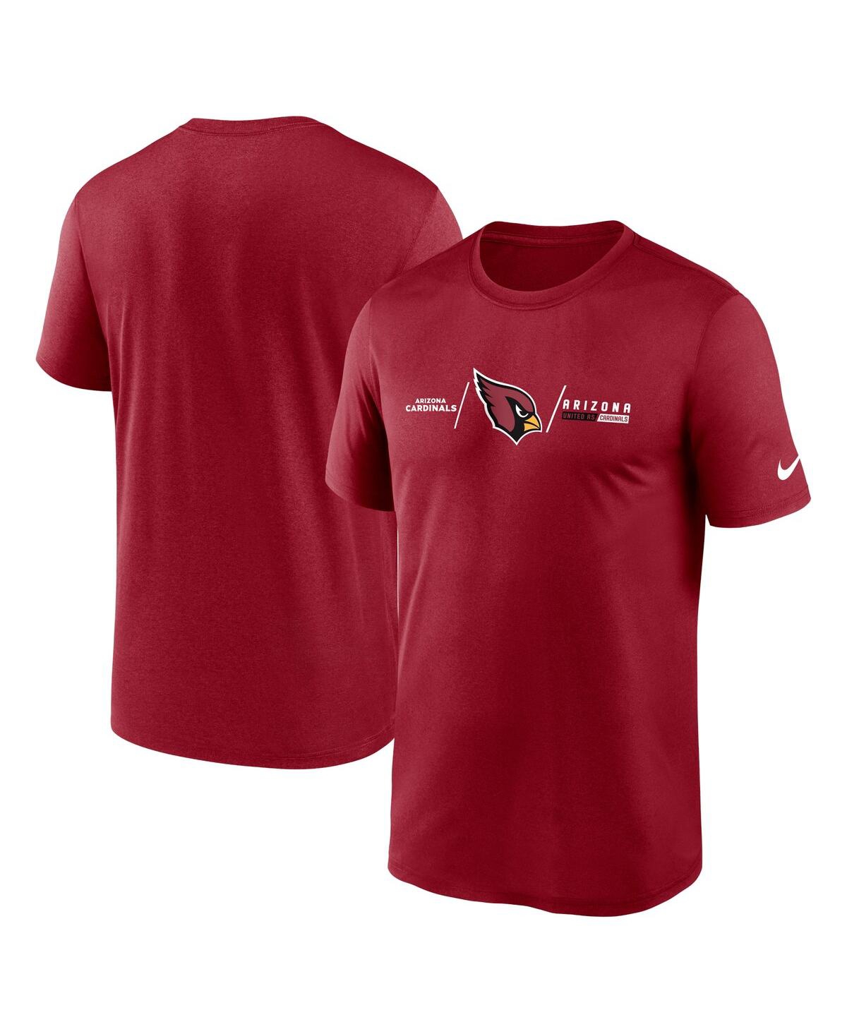 Men's NikeArizona Cardinals Horizontal Lockup Legend T-shirt - Cardinal