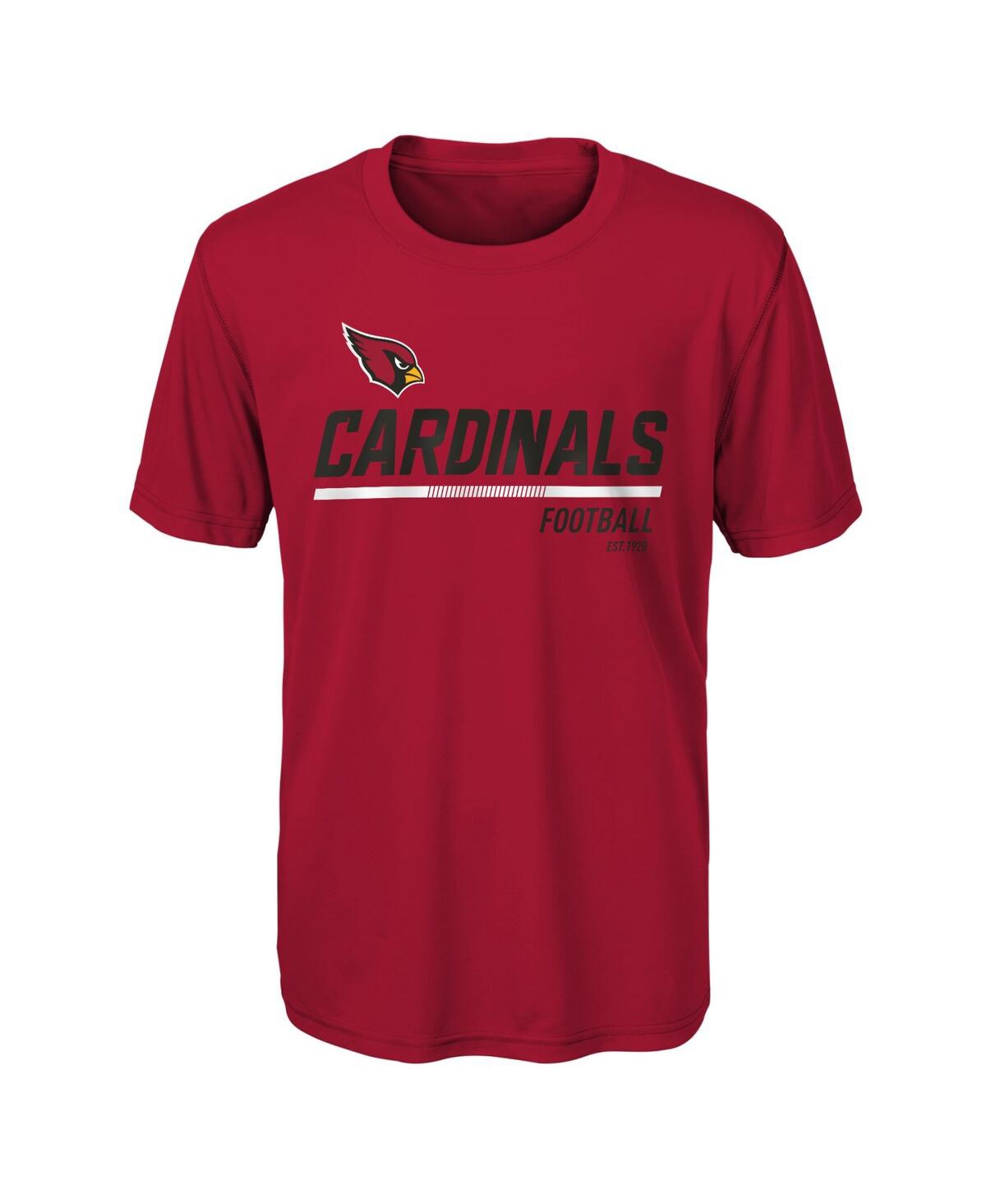 Outerstuff Kids' Big Boys Cardinal Arizona Cardinals Engaged T-shirt
