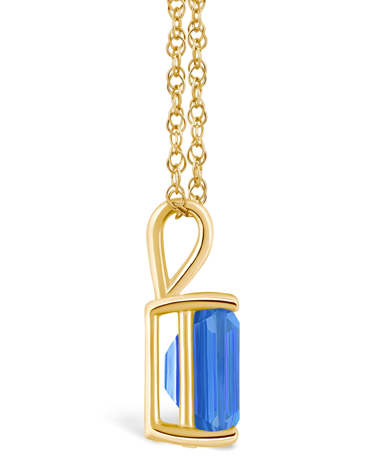 Blue Topaz (4-1/4 ct. t.w.) Pendant Necklace in 14K Whiteor 14K Yellow- Gold