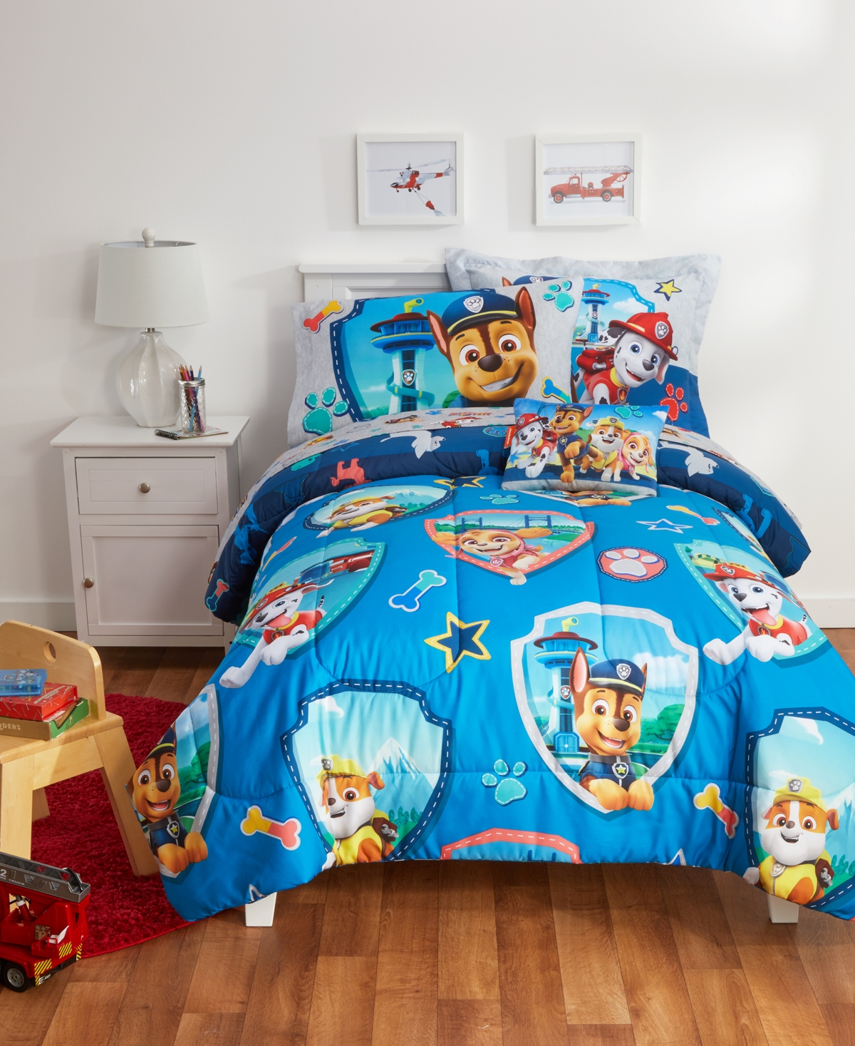 Franco Manufacturing Co Paw Patrol 6-pc. Comforter Set Bedding In Multi