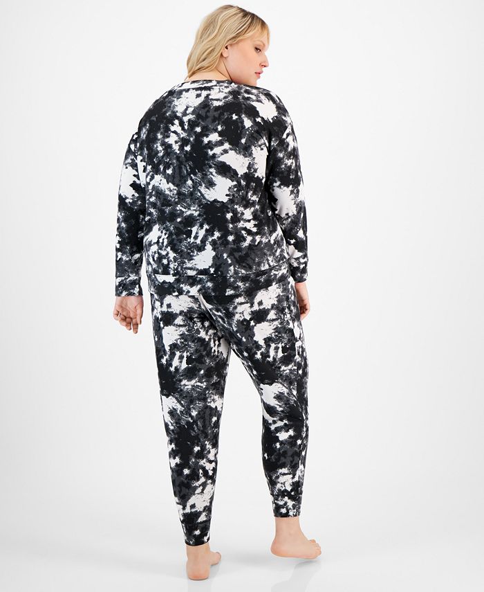 Jenni Plus Size Mix It TieDyed Pajamas Set, Created for Macy's Macy's