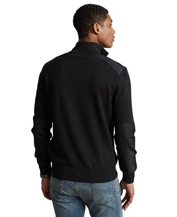Polo Ralph Lauren Men's Hybrid Quarter-Zip Sweater - Macy's