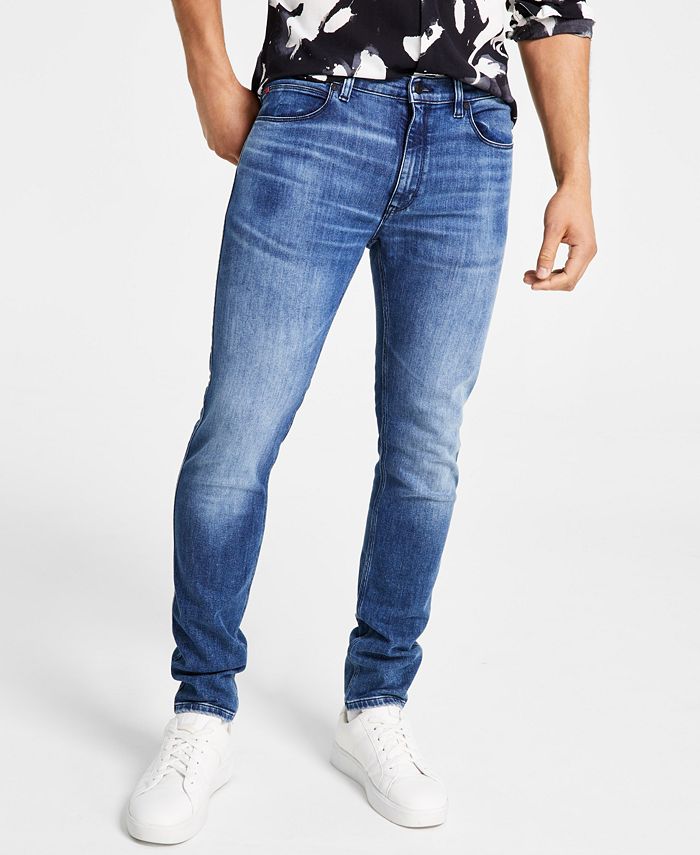 HUGO Men's TaperedFit Stretch Jeans Macy's