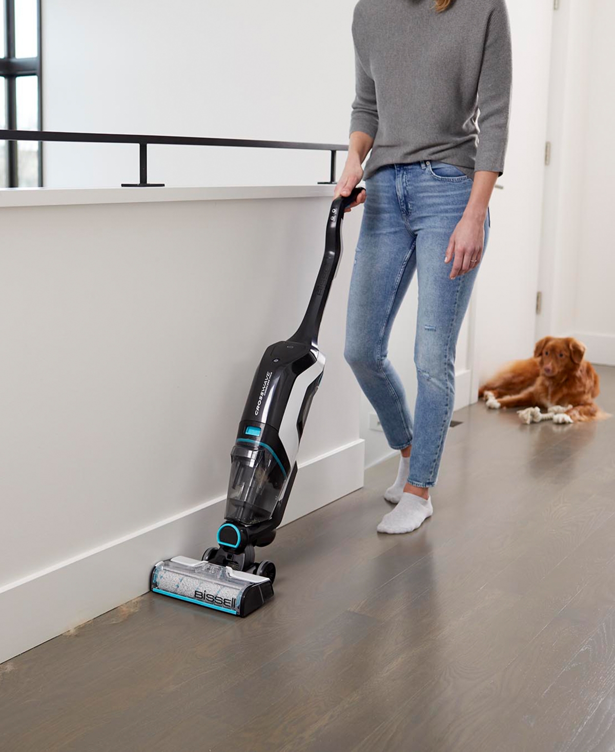 Shop Bissell Crosswave Cordless Max Multi-surface Wet Dry Vacuum In Black