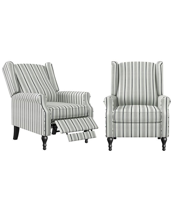 Wingback pushback best sale recliner