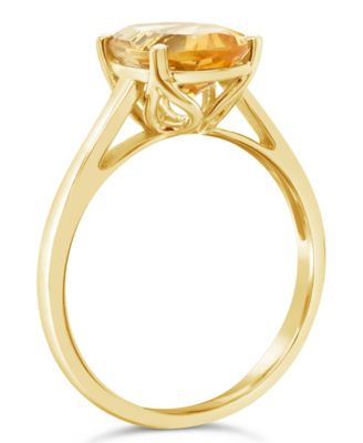 Citrine (2-1/2 ct. t.w.) Ring in 14K Yellow Gold