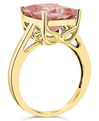 Morganite (3 ct. t.w.) Ring in 14K Yellow Gold