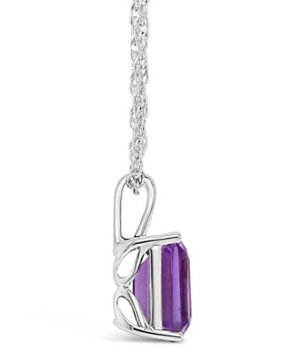Amethyst (3-1/7 ct. t.w.) Pendant Necklace in 14K White Gold