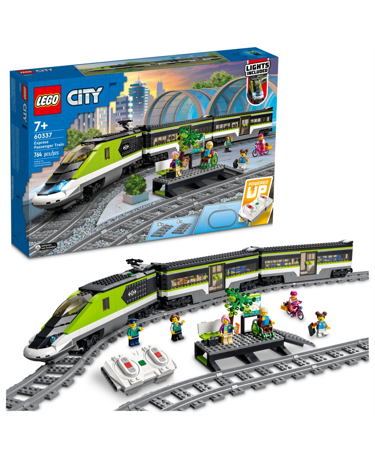 Lego City Express Passenger Train 60337 Toy Building Set With 6 Minifigures In No Color