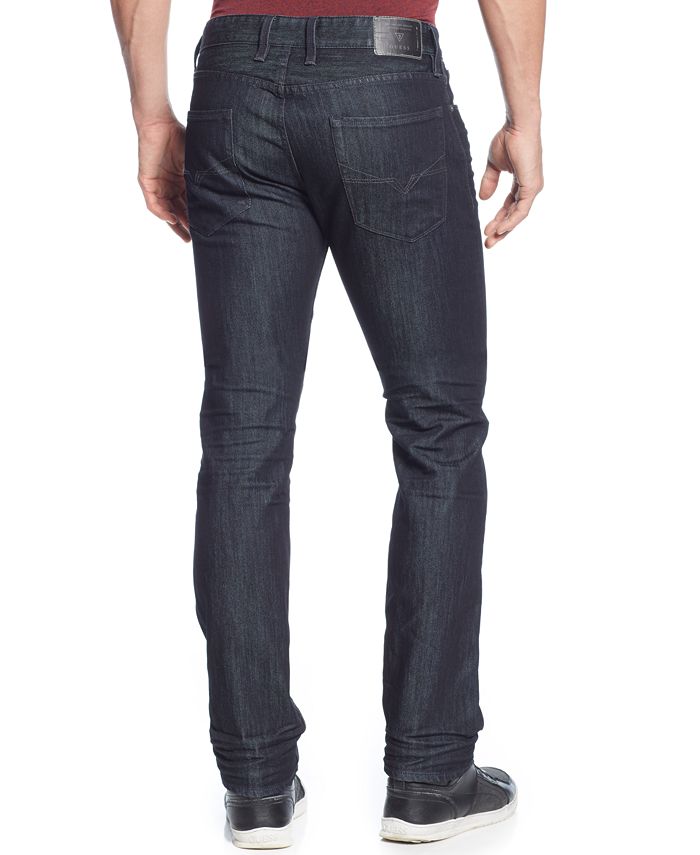 GUESS Men's Slim-Straight Fit Smokescreen-Wash Stretch Jeans & Reviews ...