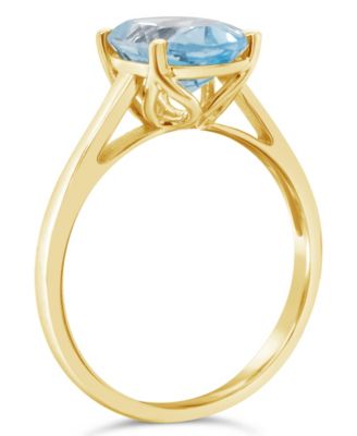 Topaz (3-5/8 ct. t.w.) Ring in 14K Yellow Gold