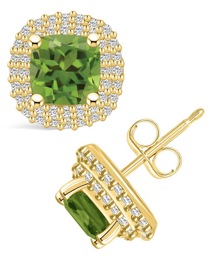 Macy's peridot earrings best sale