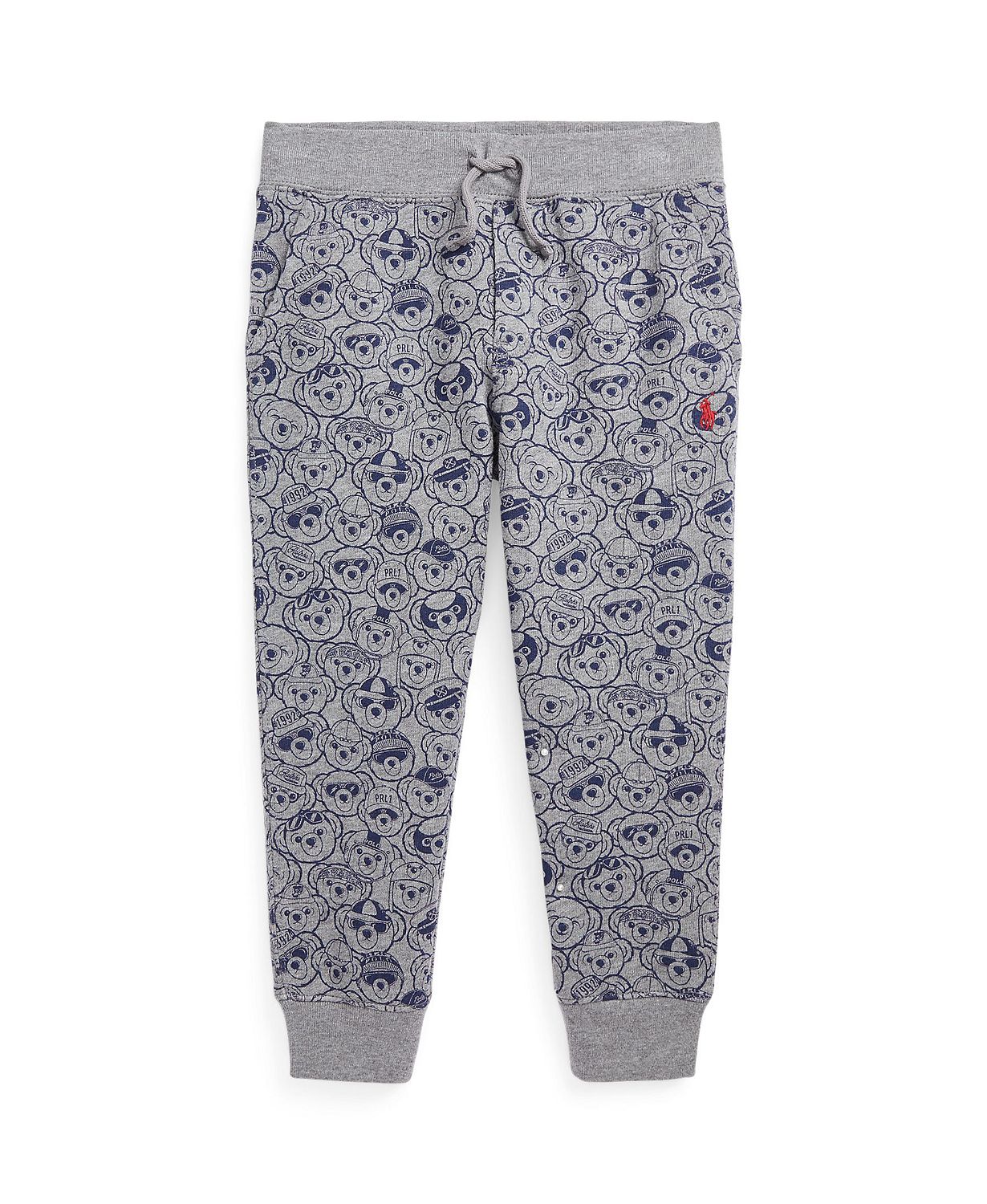 Little Boys Polo Bear Fleece Jogger Pant