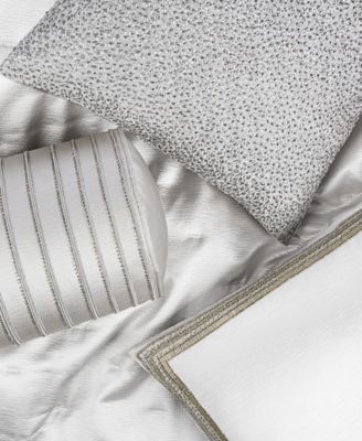 LAST ACT! Glint Bolster Decorative Pillow, 8" x 20", Exclusively at Macy’s