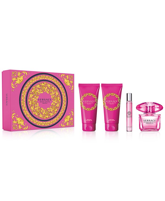 Versace 4-Pc. Bright Crystal Absolu Eau de Parfum Gift Set - Macy's