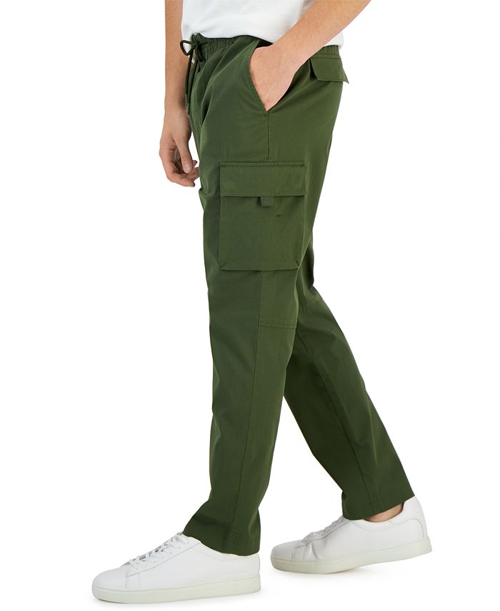 Alfani Men's Modern PullOn SixPocket Ripstop Cargo Pants, Created for Macy's & Reviews Pants