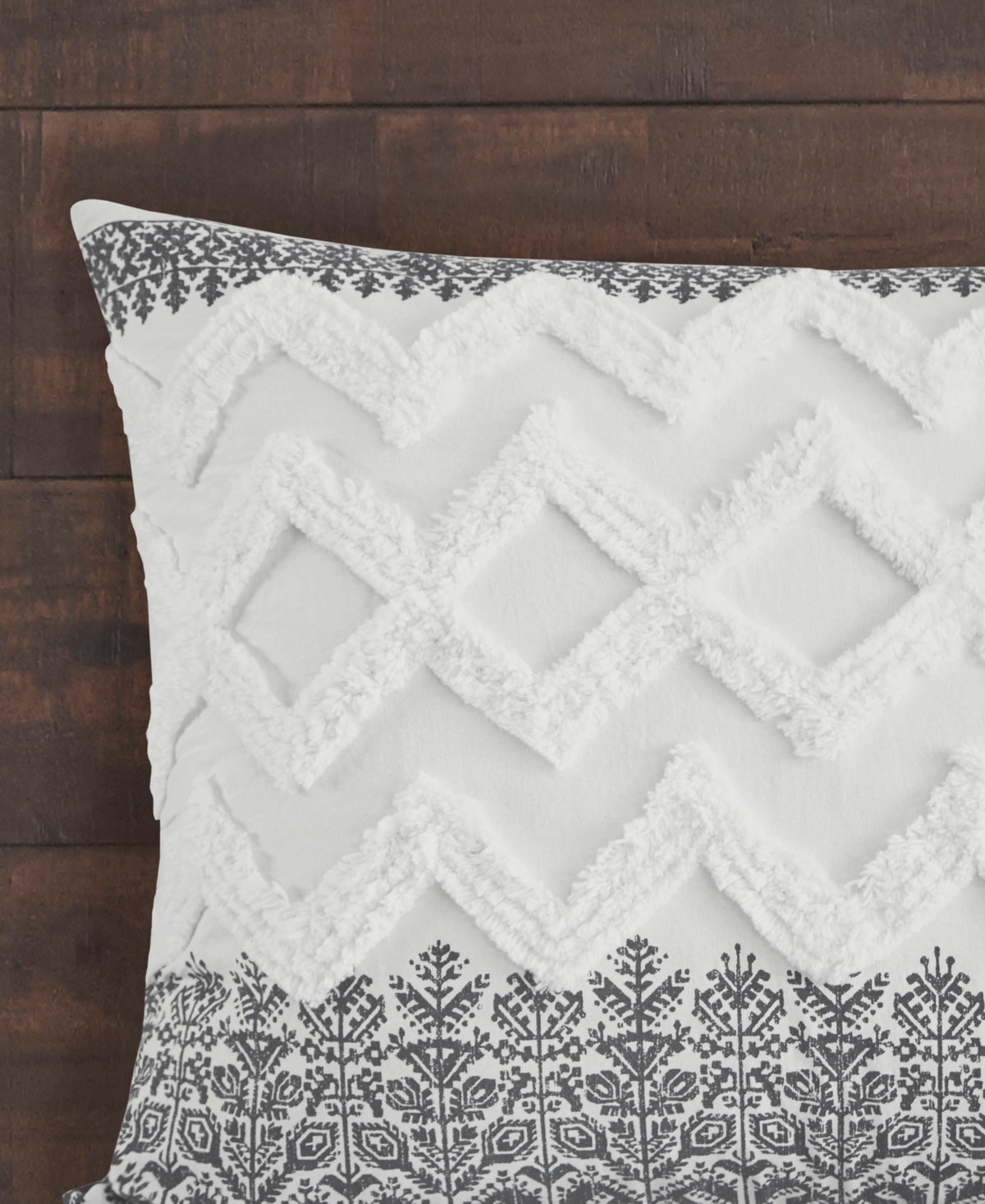 Ink+Ivy Mila Chenille 3-Pc. Duvet Cover Set