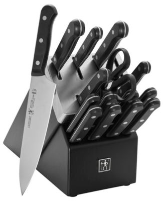 HENCKELS Solution Self-Sharpening Knife Block Set, 16 Piece - Macy's