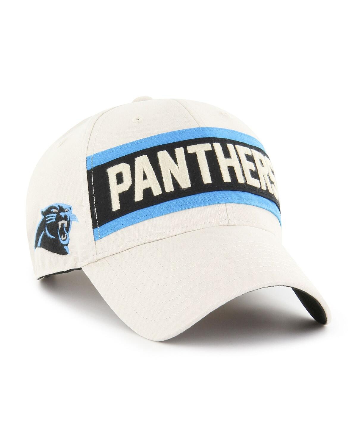 47 Brand Men's '47 Cream Carolina Panthers Crossroad Mvp Adjustable Hat In Cream