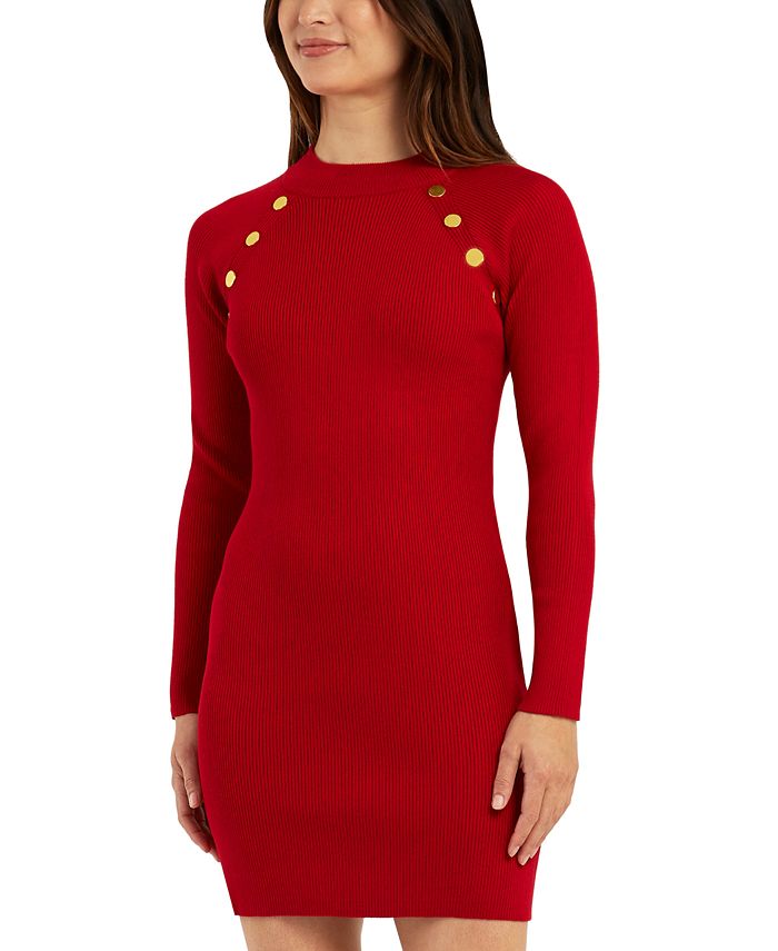 Macy's sweater dresses juniors hot sale