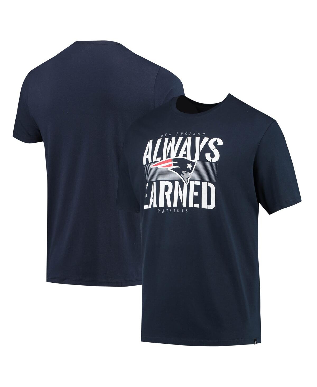 47 Brand Men's ' Navy New England Patriots Local T-shirt