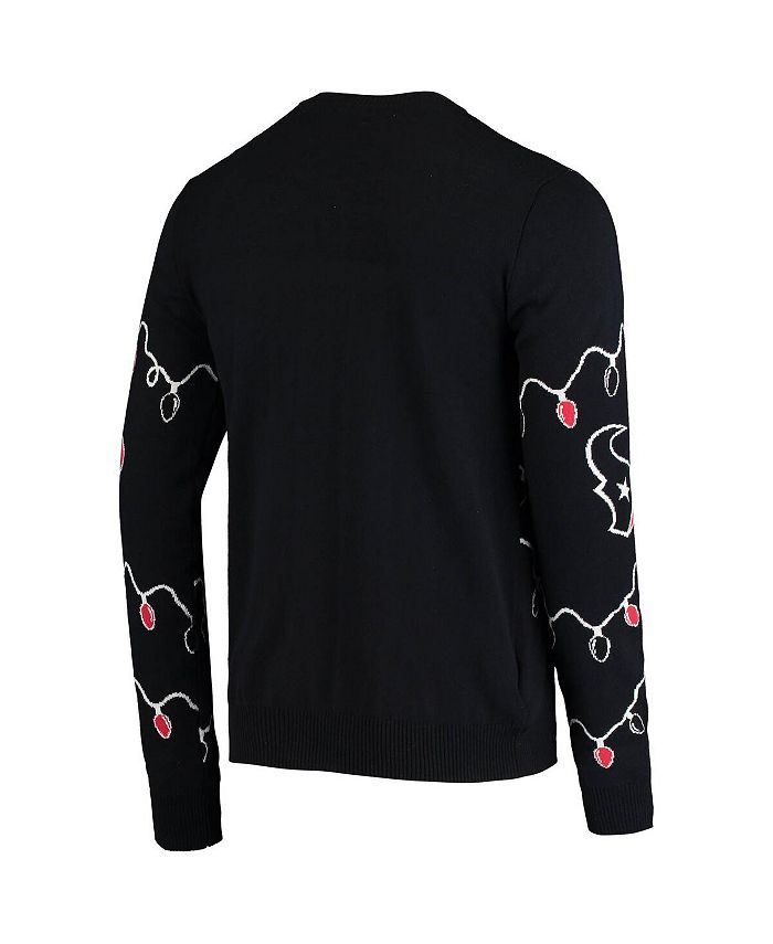 FOCO Men's Navy Houston Texans LightUp Ugly Sweater Macy's