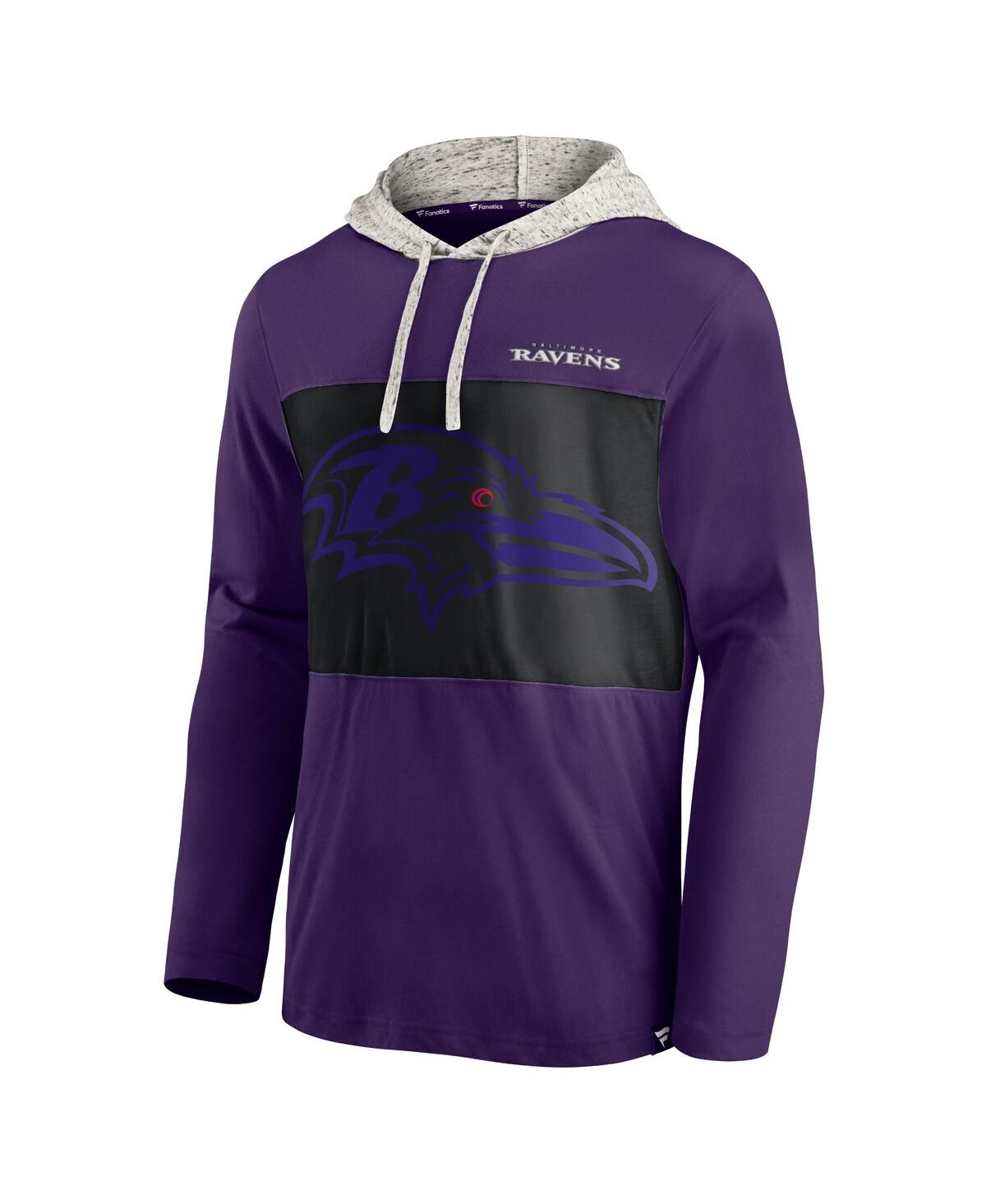 Men's FanaticsBaltimore Ravens Long Sleeve Hoodie T-shirt - Purple