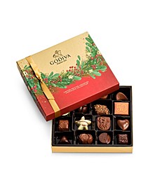 Assorted Chocolate Holiday Gift Box, 19 Piece