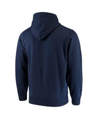 Men's Navy Tennessee Titans Primary Logo Full-Zip Hoodie