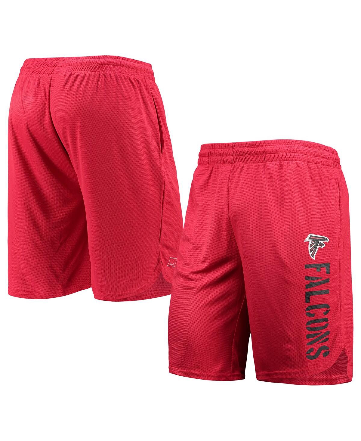 MSX BY MICHAEL STRAHAN MEN'S MSX BY MICHAEL STRAHAN RED ATLANTA FALCONS TRAINING SHORTS