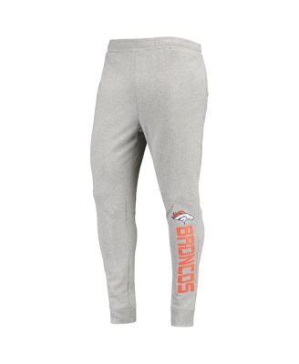 Men's Heathered Gray Denver Broncos Jogger Pants