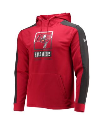 Men's Red Tampa Bay Buccaneers Combine Authentic Rise Pullover Hoodie